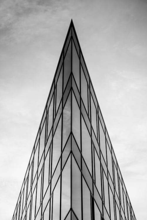 Immagine gratuita di architettura, bianco e nero, facciata di edificio