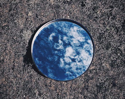Free stock photo of sky, mirror