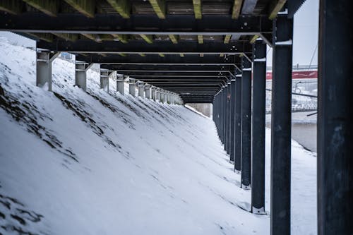 Бесплатное стоковое фото с в строительстве, лед, мост