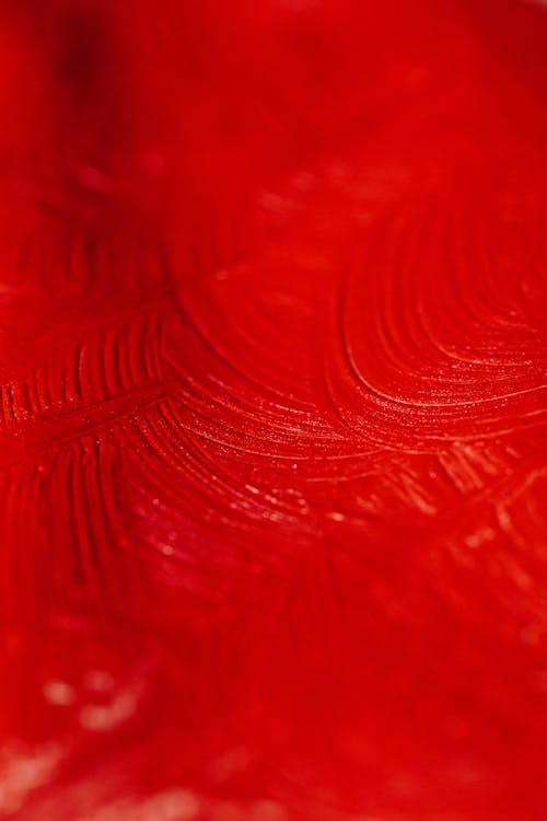 A Red Abstract Painting