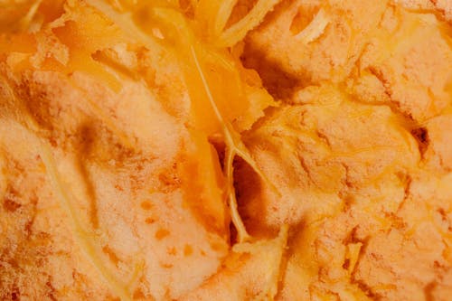 Close-up of Orange Ice Cream
