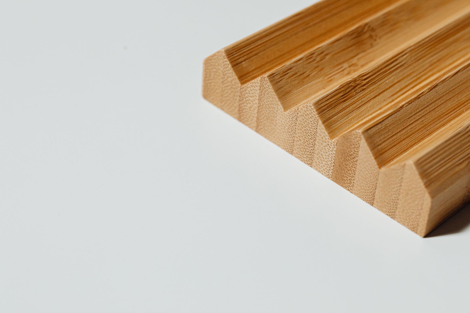 Wooden Plank Cut in Triangular Patte