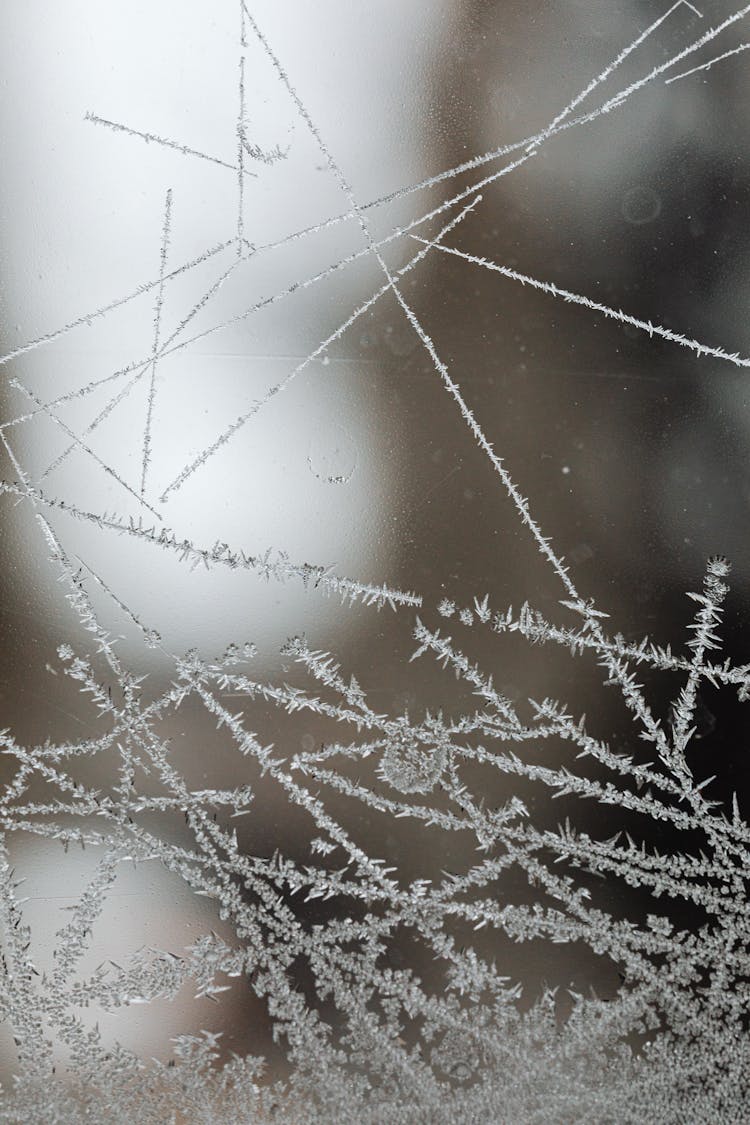 Glass With Frosted Lines Pattern