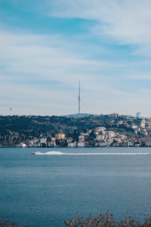 Základová fotografie zdarma na téma budovy, člun, Istanbul