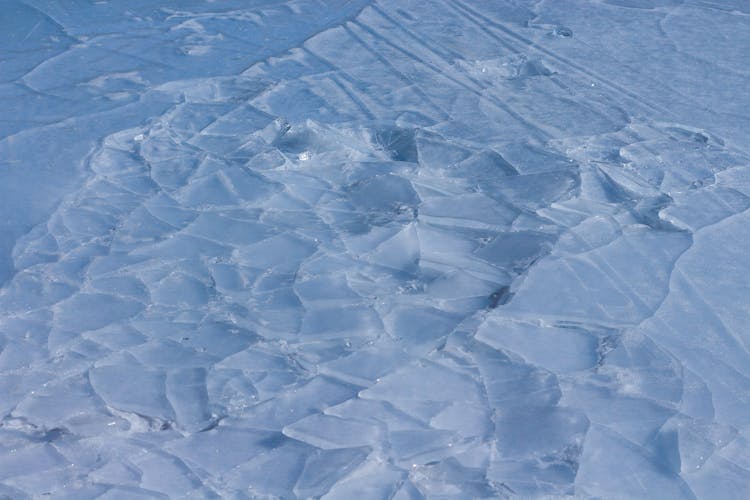 Cracked Ice Surface