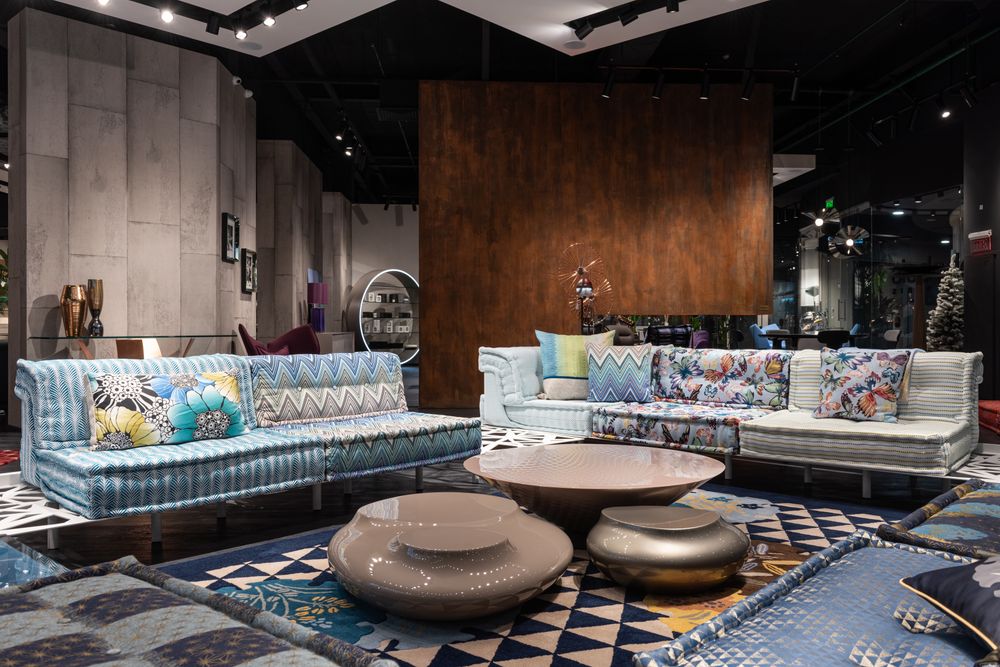 Furniture showroom interior