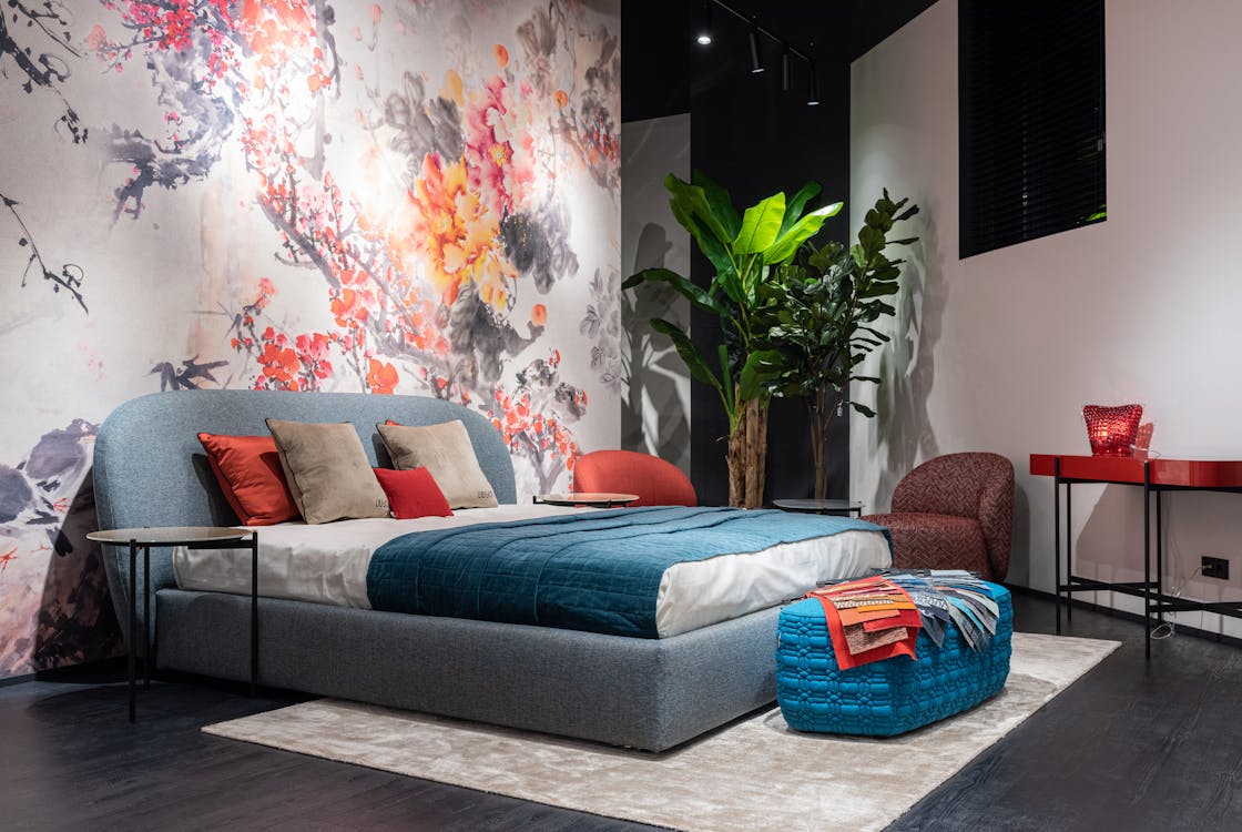 Photo by Max Vakhtbovycn from Pexels: stylish bedroom