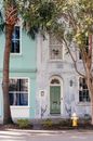 House with Green Front Door