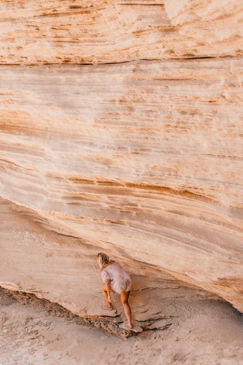 Photos gratuites de canyon, femme, formation géologique