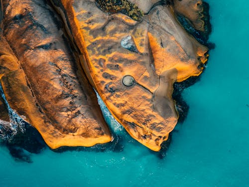 Rock Formations along Sea