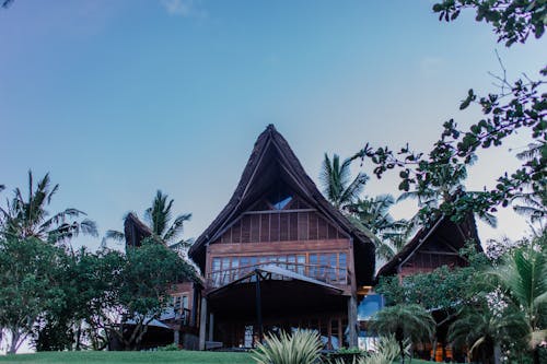 Brown Wooden House Under the Blue Sky