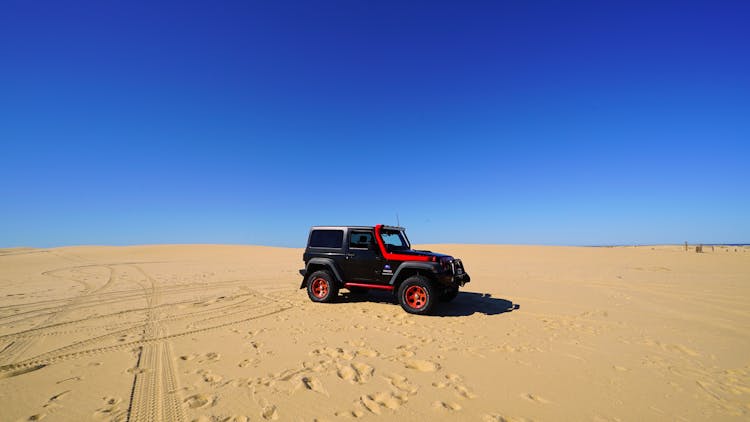 A Car In The Desert