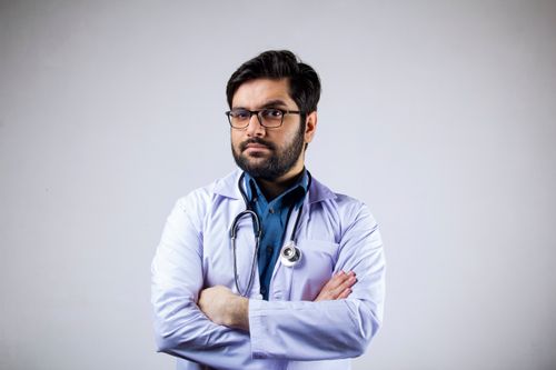 Male dental professional