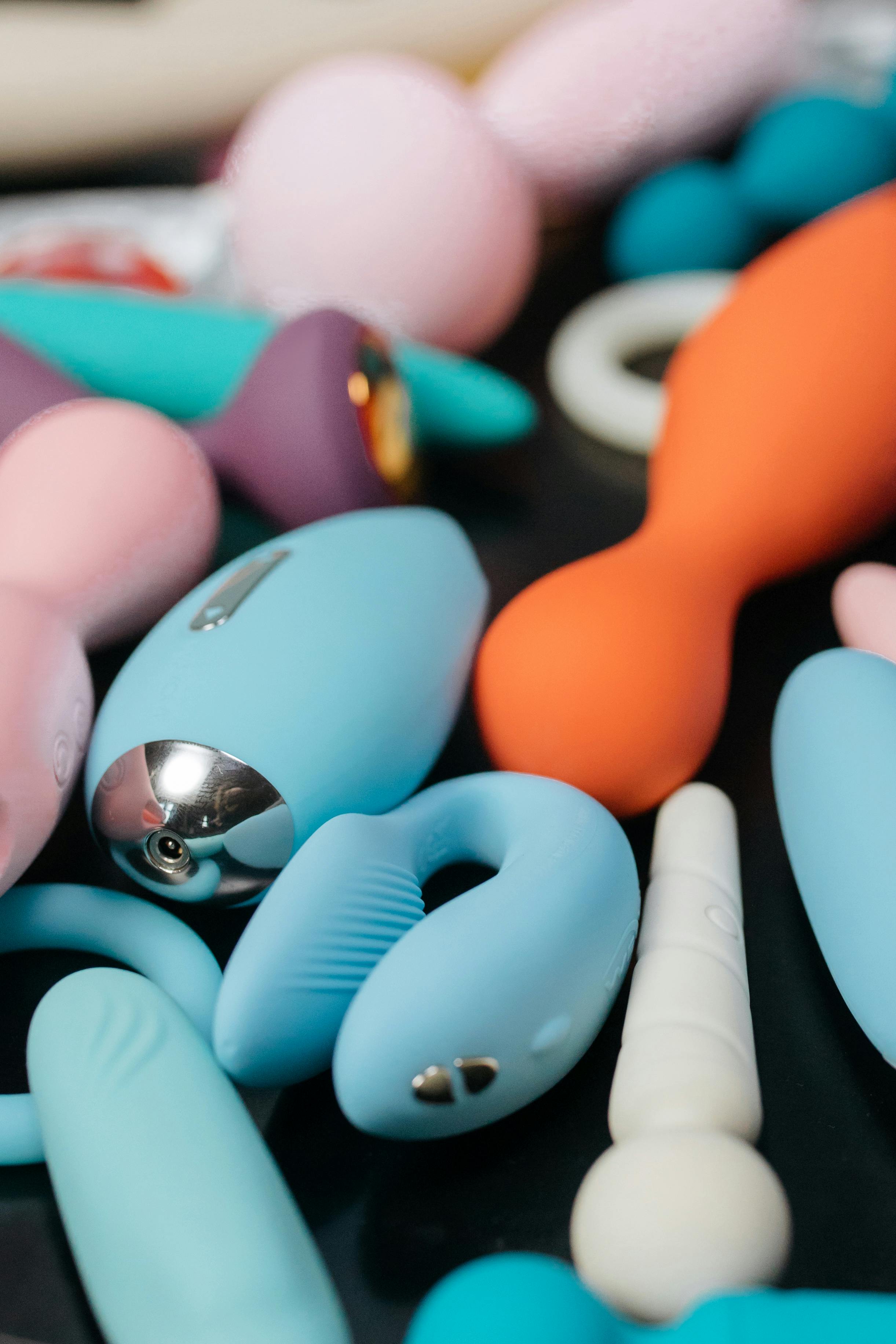 adult toys in close up photography