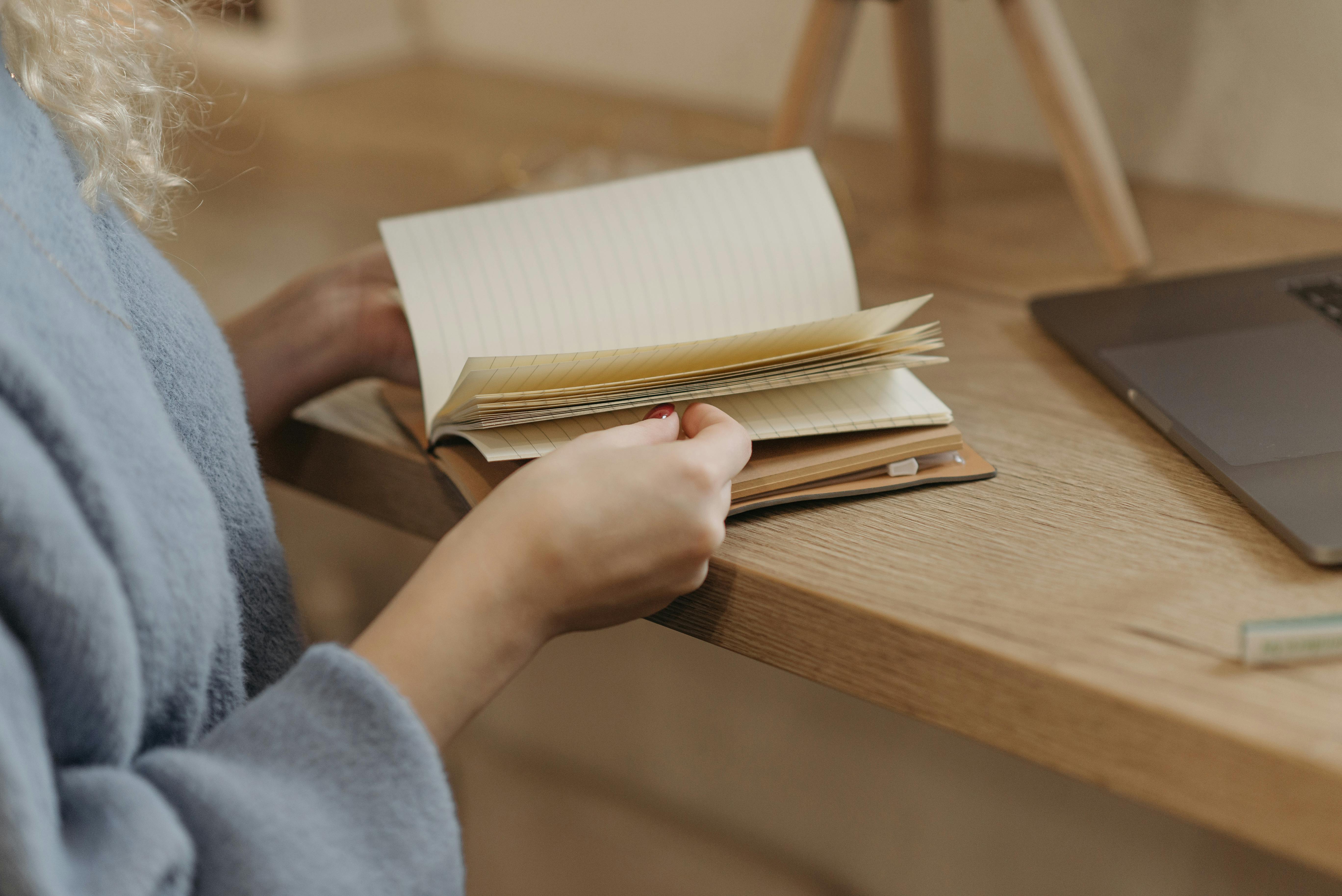ADHD menu paralysis focus & productivity adhd — person journaling cozy desk warm lamp light planning routine
