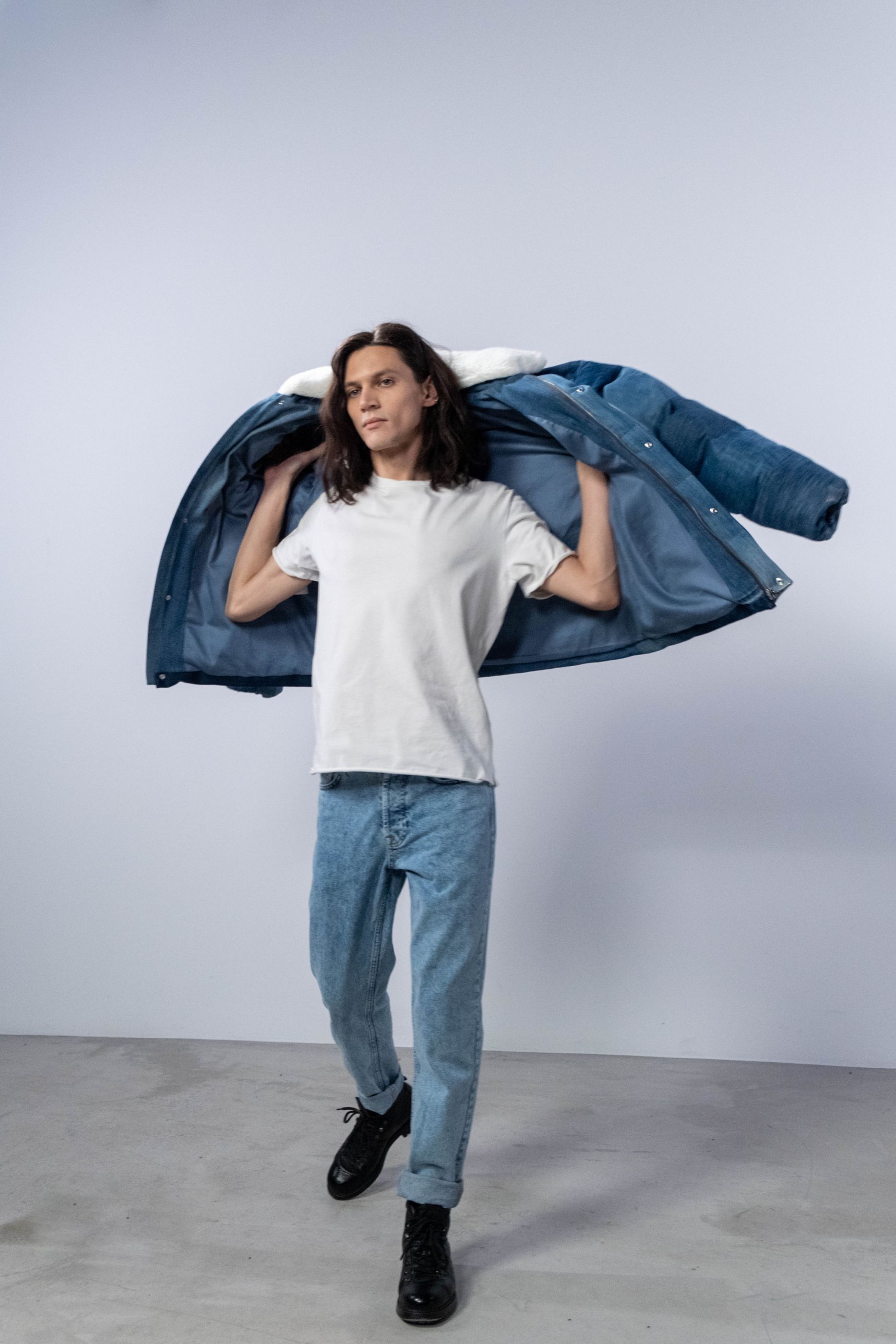 A designer at work in a studio