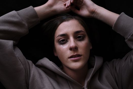 A Woman with Sad Face 