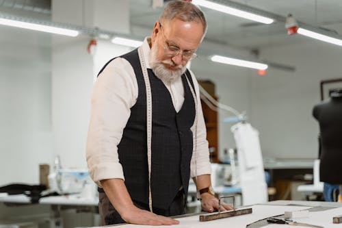 A Tailor Man Working 