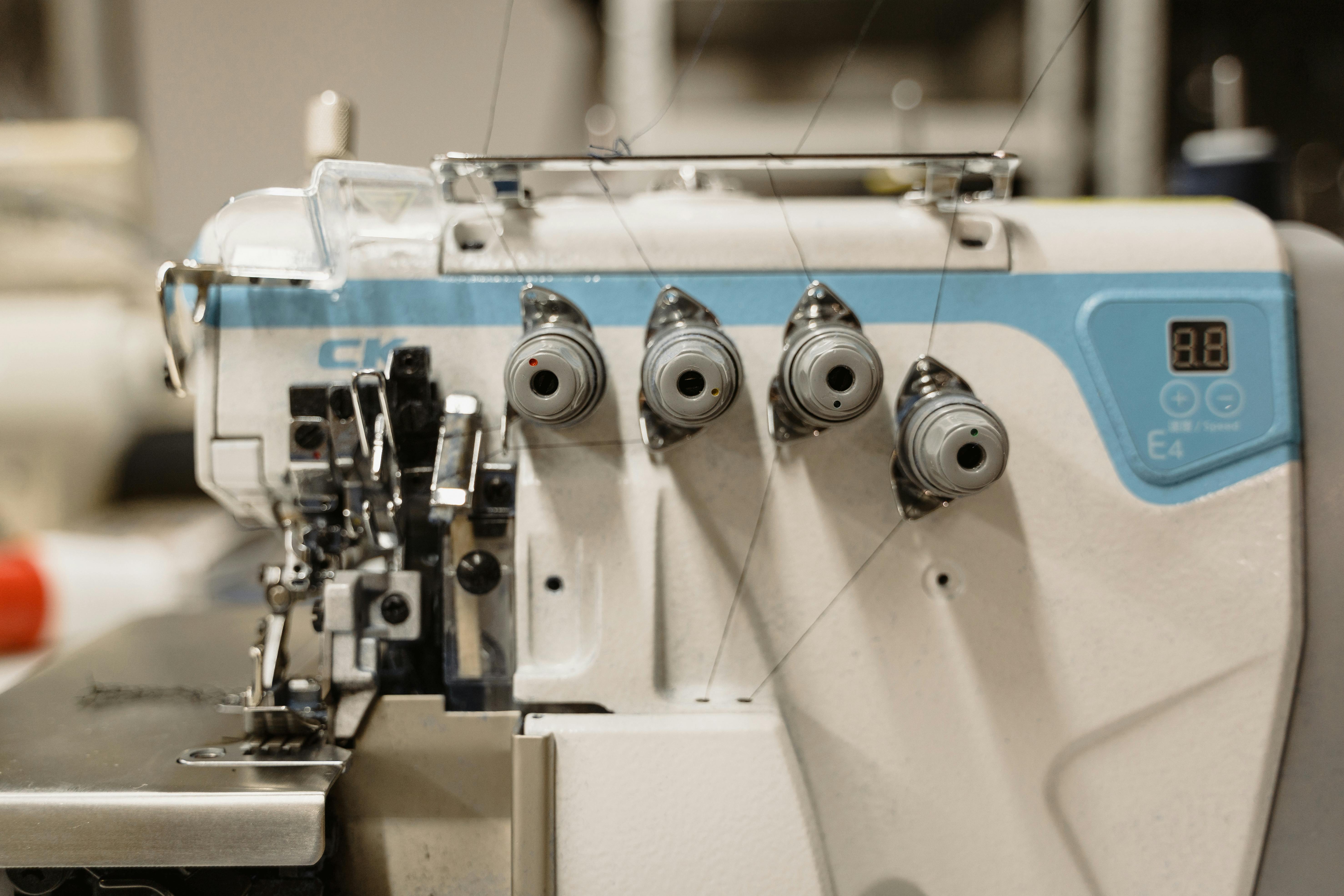 Sew Machine Closeup Hand Sewing Stock Photo 1862348302