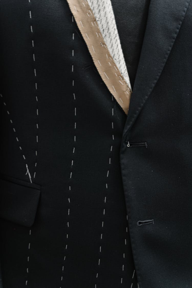 Outline On A Suit Jacket