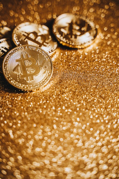 Close-Up Shot of Gold Coins