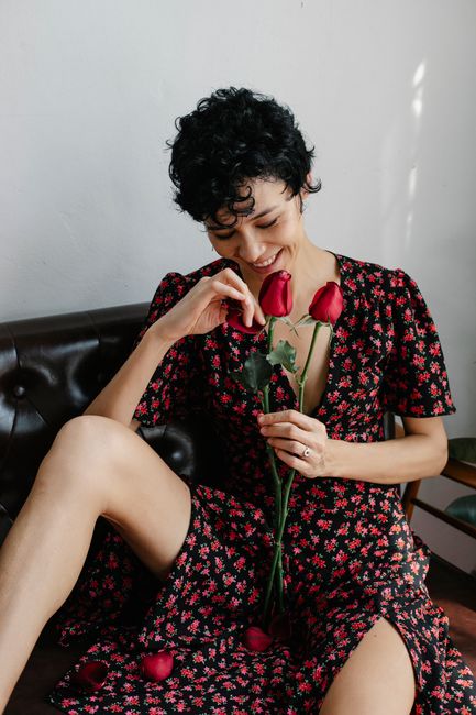 Vestido Floral Vermelho