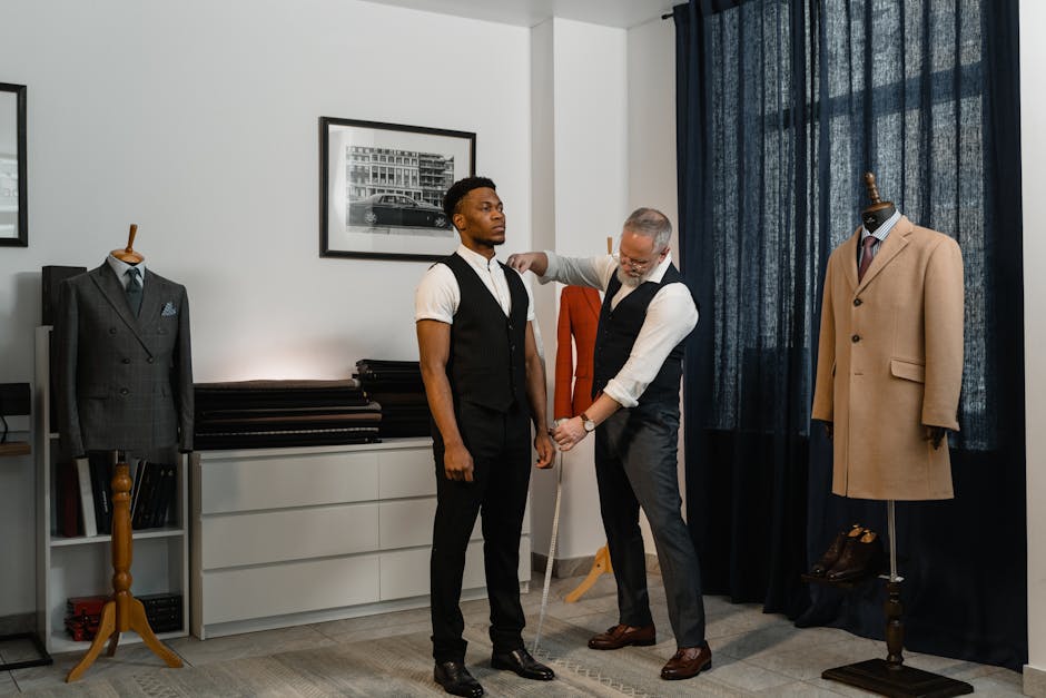 How to take measurements for men's suit