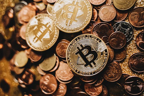 Ilmainen kuvapankkikuva tunnisteilla bitcoins, digitaalinen valuutta, kiiltävä Kuvapankkikuva