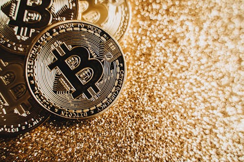 Gratis lagerfoto af bitcoins, digital valuta, glitrende