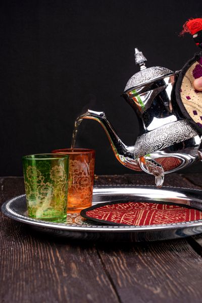 Moroccan mint tea