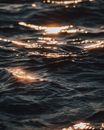 Water Wave during Golden Hour
