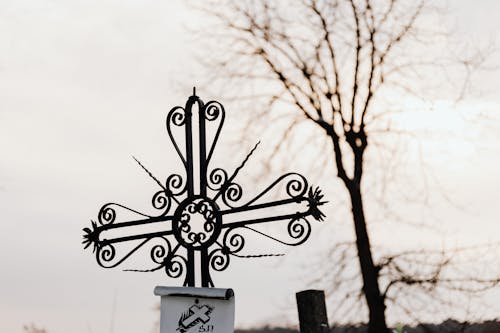Ilmainen kuvapankkikuva tunnisteilla hautausmaa, puu, risti Kuvapankkikuva