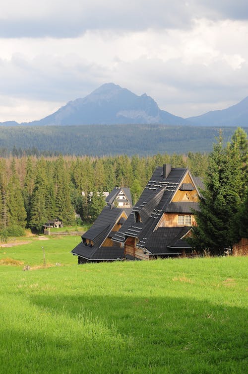 House near the Forest and the Mountains