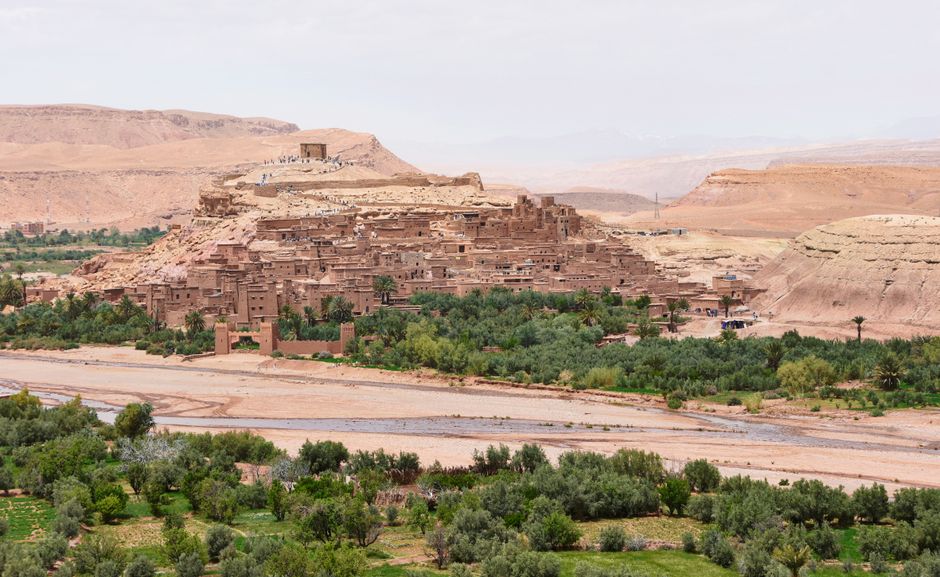Discover the historic Aït Benhaddou, a UNESCO site in Morocco's arid landscape.