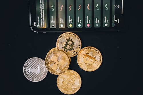 Photos gratuites de bitcoins, bourse, crypto-monnaie