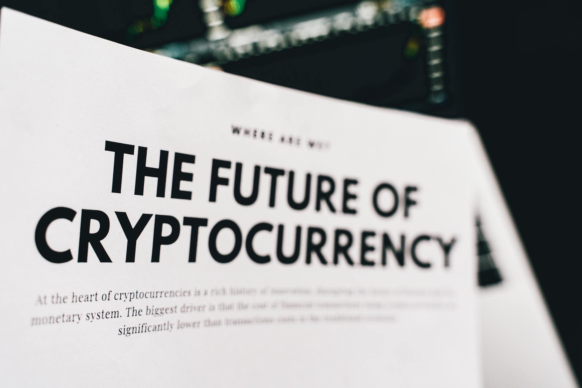 A Paper with a Title the Future of Cryptocurrency