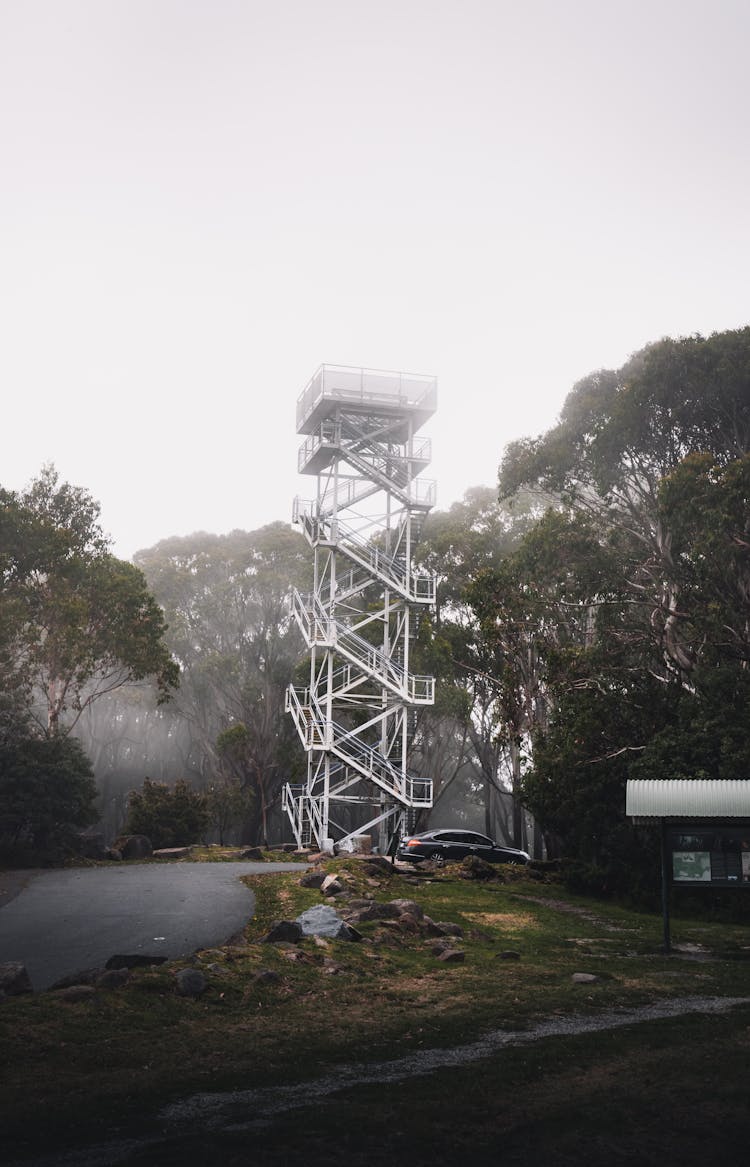 The Mount Donna Buang Lookout Tower In Mount Donna Buang Warburton, Australia