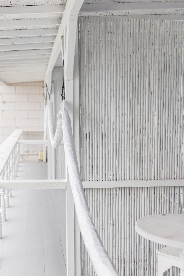 Photo Of A White Building Balcony