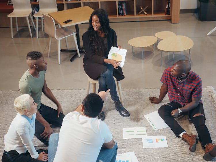 Office Team Having A Meeting