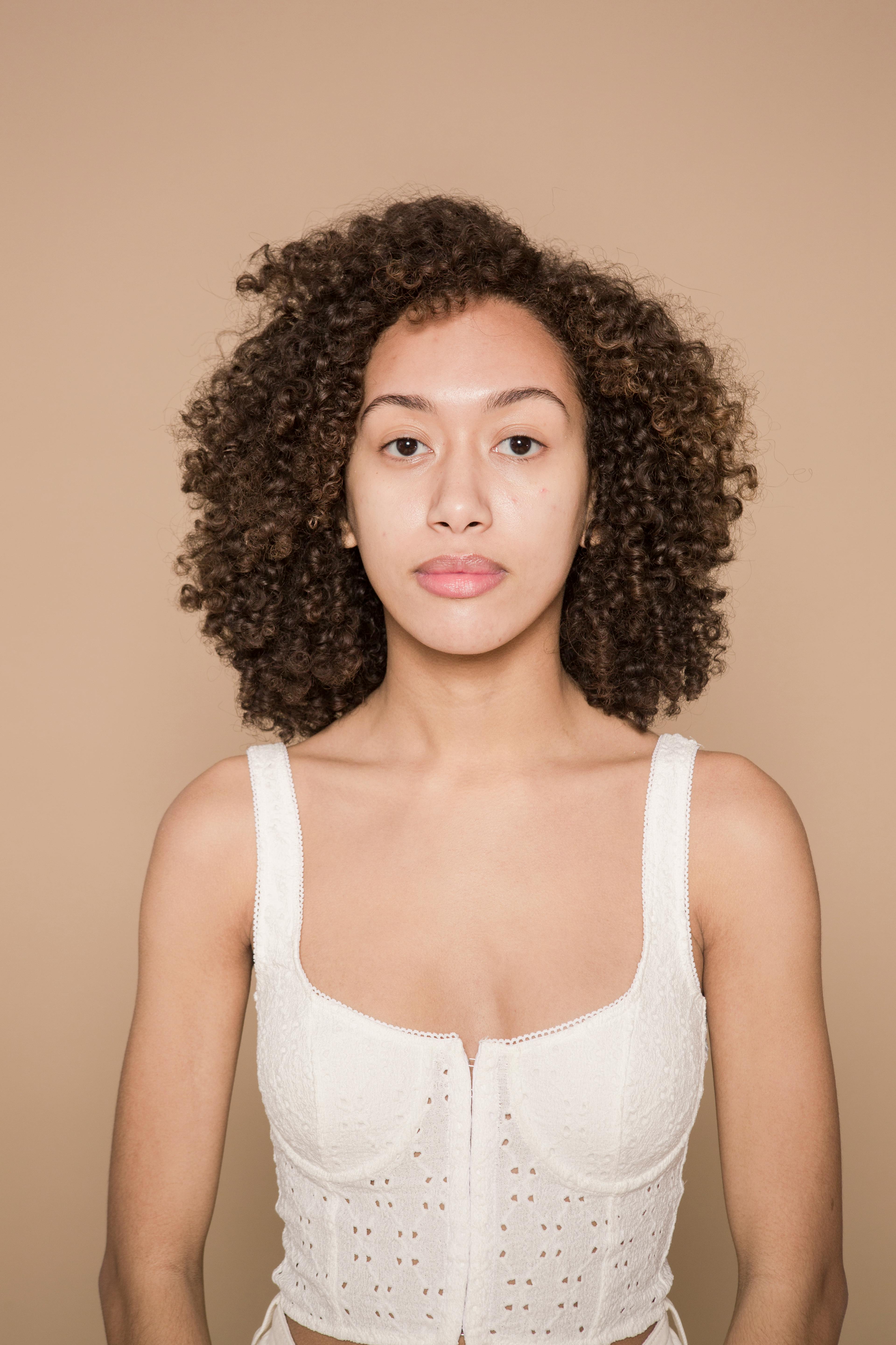 Free Stock Photo of Profile view of girl with perfect skin