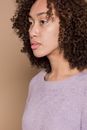 Attractive ethnic woman with makeup