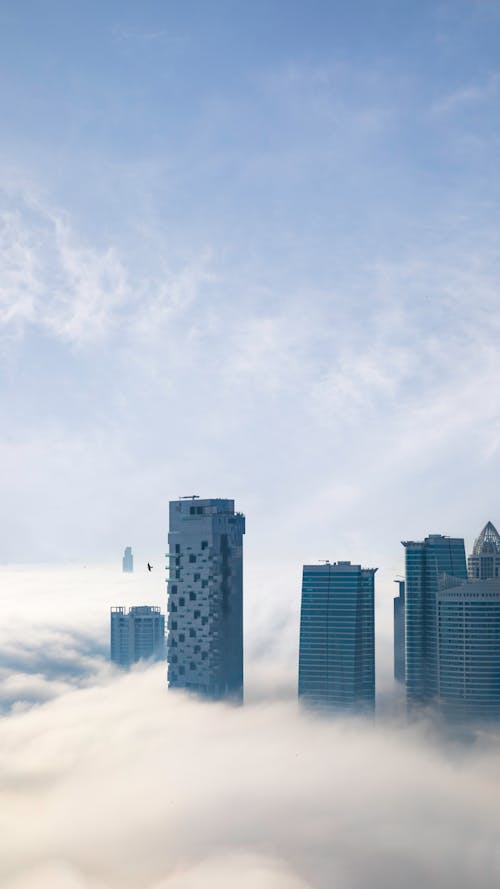 Fotos de stock gratuitas de cielo azul, Dubai, edificios