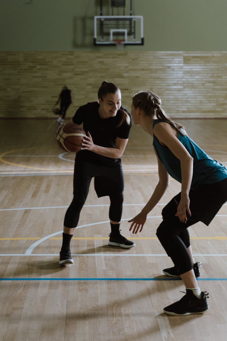 Women Playing Basketball