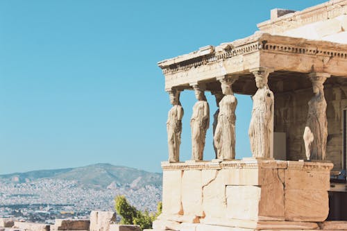 бесплатная Бесплатное стоковое фото с Акрополь, Афины, голубое небо Стоковое фото