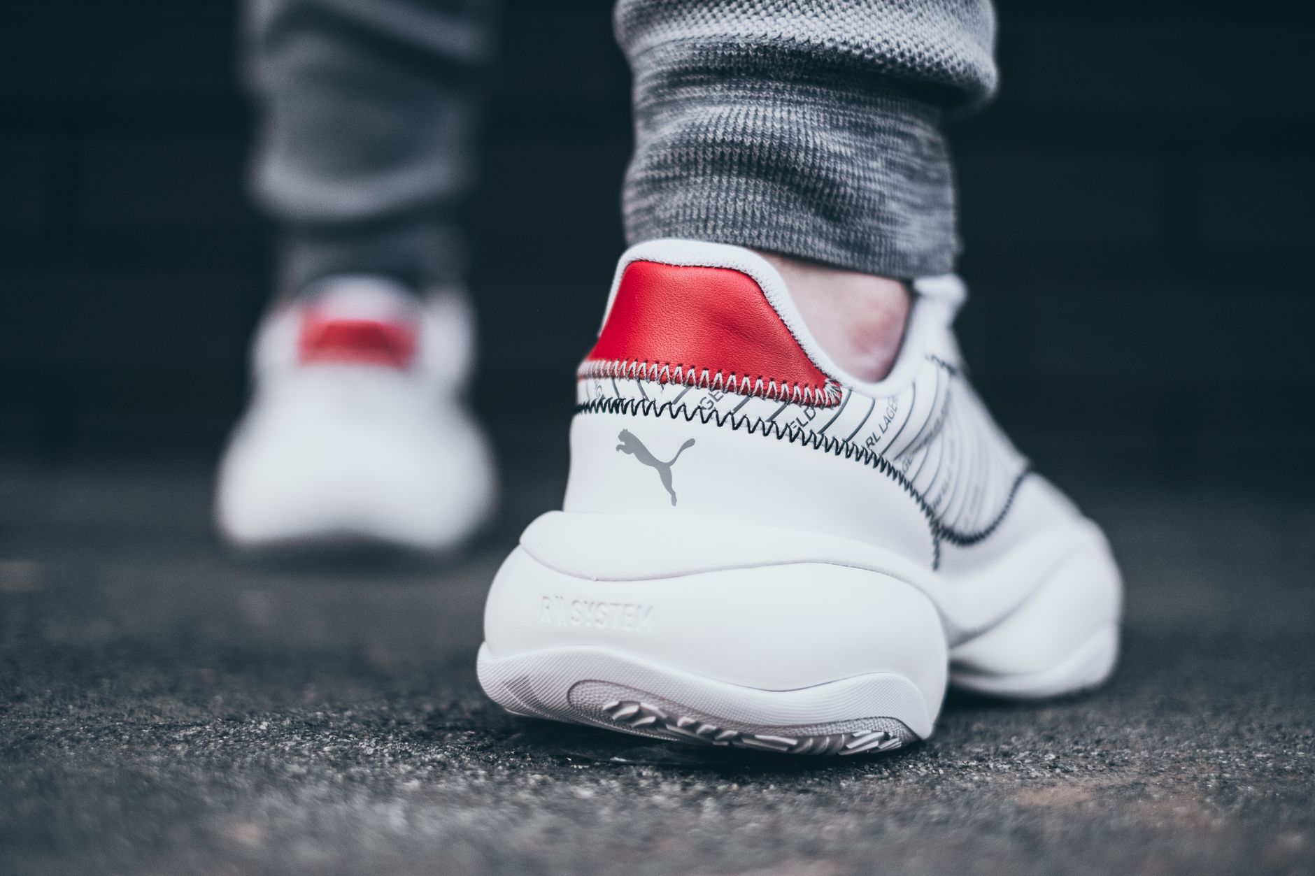 Puma Suede Classic on a street walk
