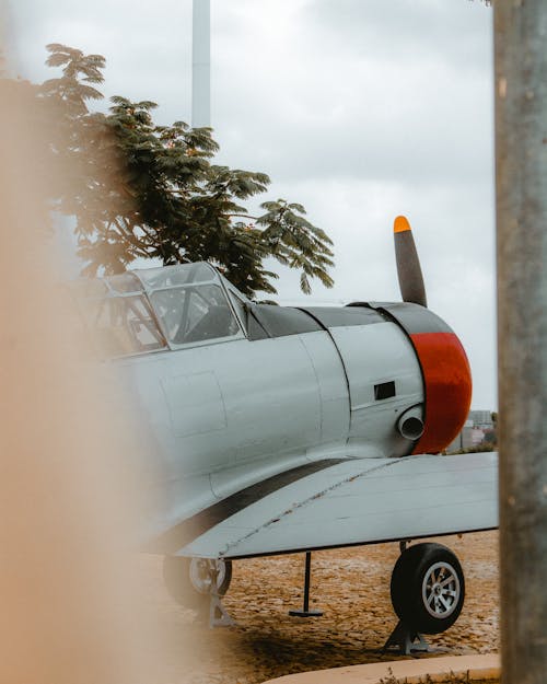 An Aircraft on the Dirt Road