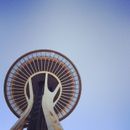 Gray and White Space Needle