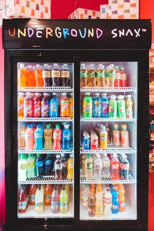 Beverages in a Chiller