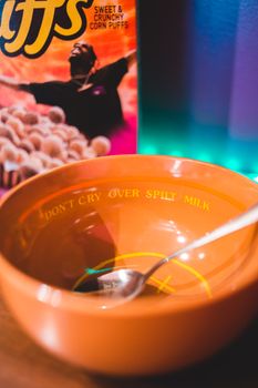 Gmills Reeses Puffs Bunnies Swt Crnchy Corn Puffs Cereal Family Sz