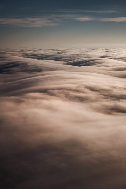 Fotobanka s bezplatnými fotkami na tému more mrakov, mraky, nad mraky